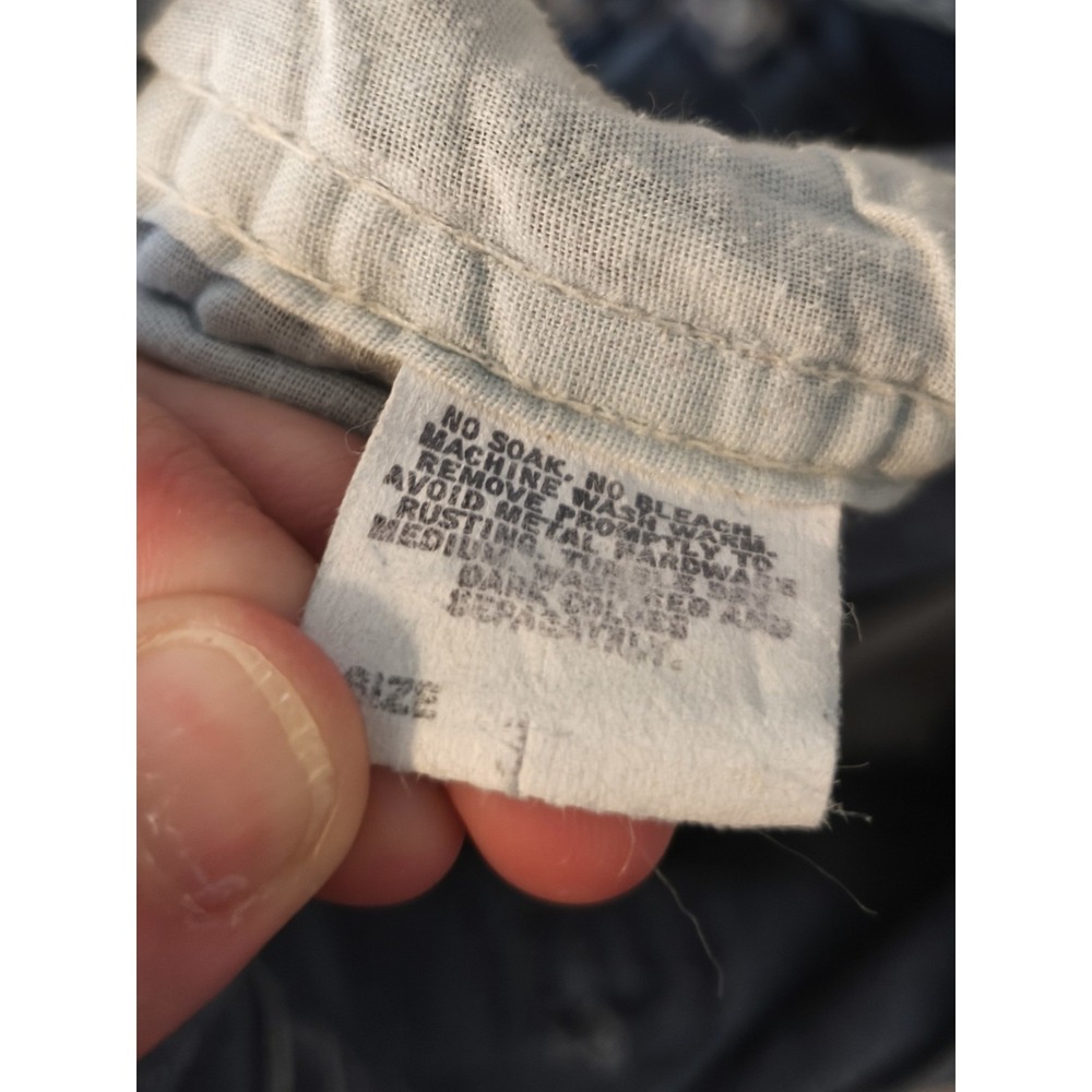 Vintage OshKosh Bgosh Denim Overalls Made in USA Vestbak Blue Cotton Size 4T - Picture 6 of 7